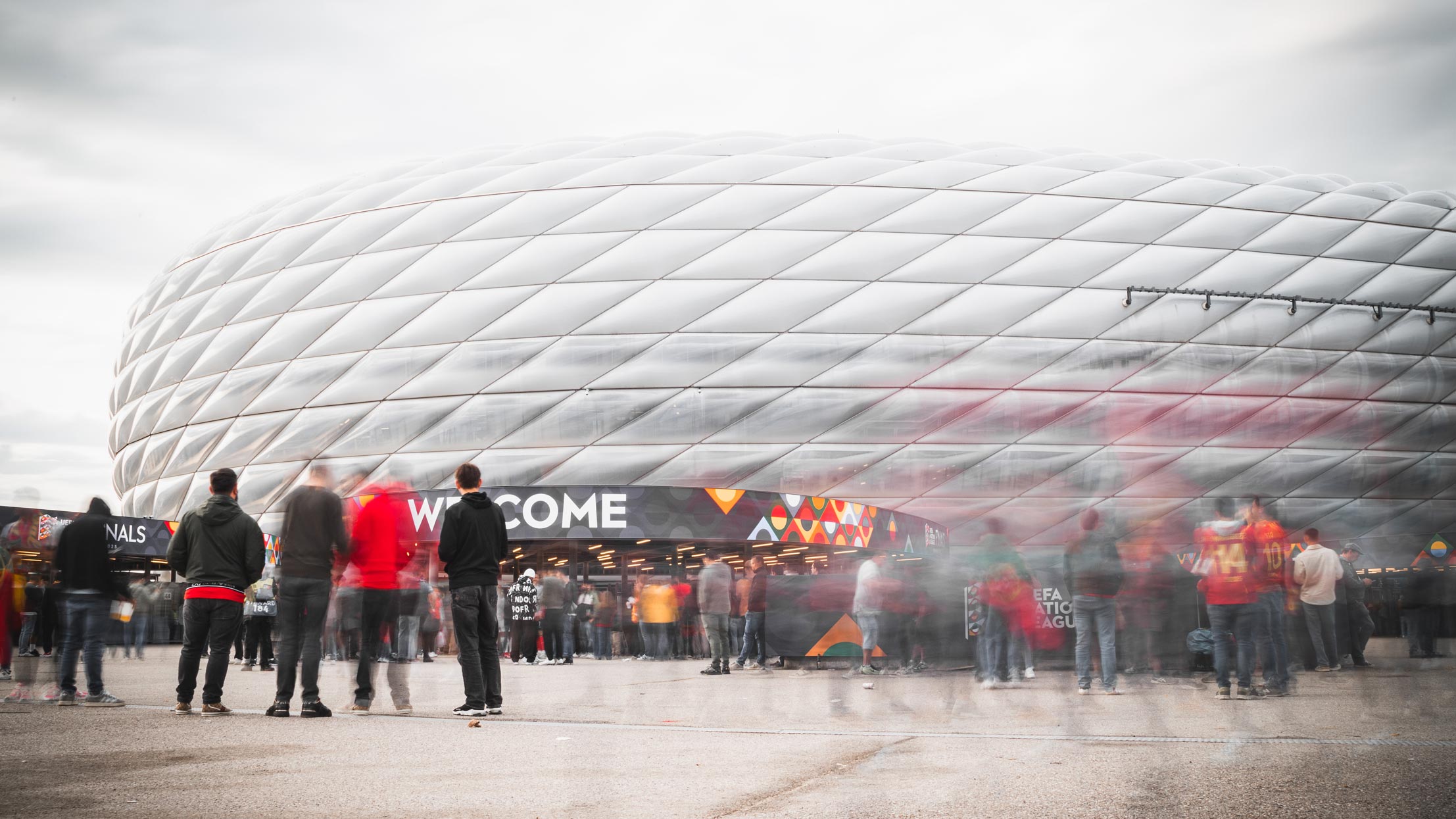 allianz arena before the uefa nations league final 2025