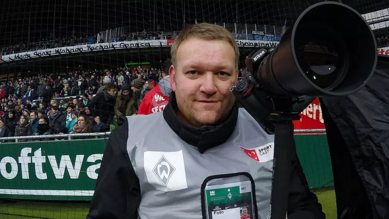 Oliver Baumgart in the Weserstadion