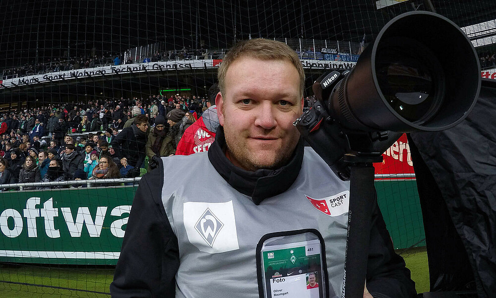 Oliver Baumgart in the Weserstadion
